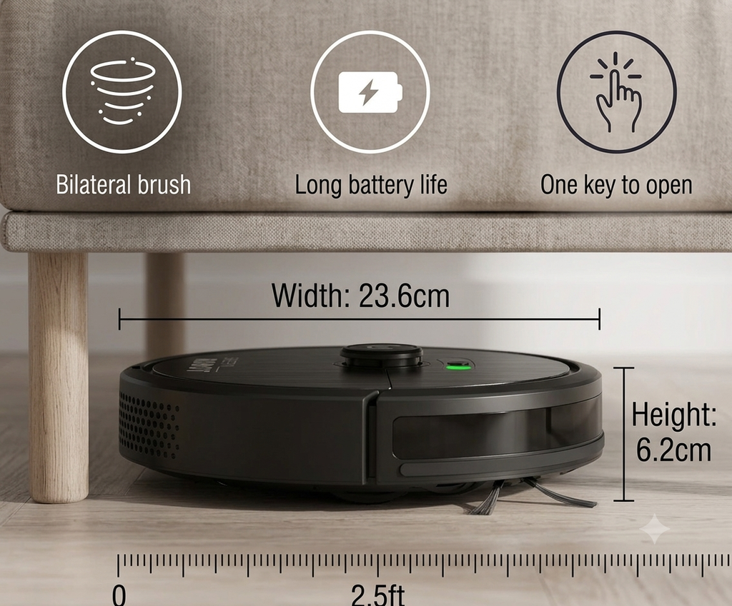 Sweeping Robot Vacuum Cleaner
